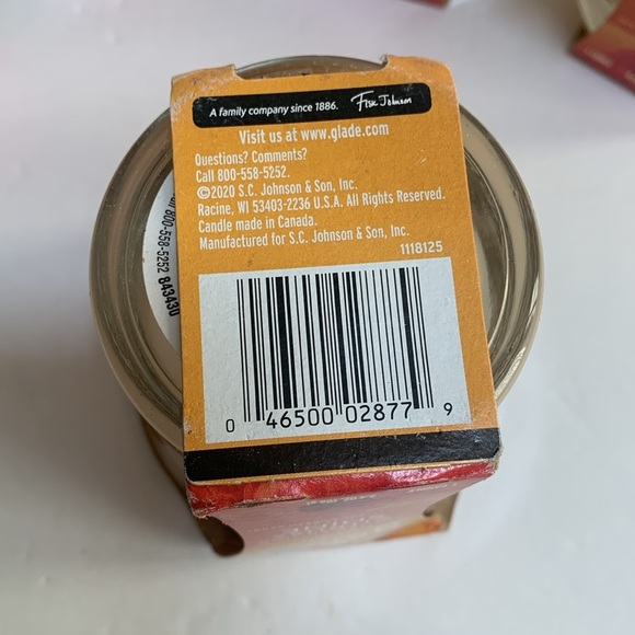 Glade Glass Candle Citrus & Shine Candle Lot (5)-3.4 oz Limited Edition New - Picture 5 of 6